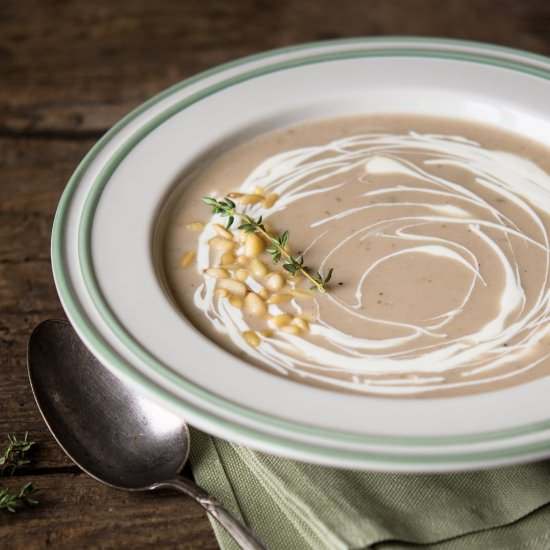 Creamy Chestnut Soup - Recipe photo by veselina zheleva