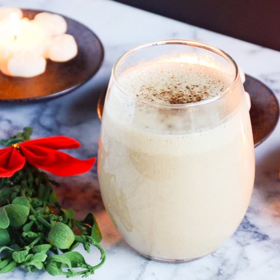 Holiday Egg Nog (no egg, no dairy) - Recipe photo by The Vanilla Plum