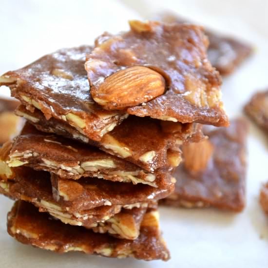 Healthier Almond Brittle - Recipe photo by Sarahgrace1016