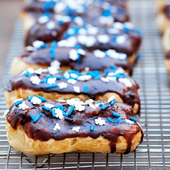 Snowy Eclairs - Recipe photo by thepkpway