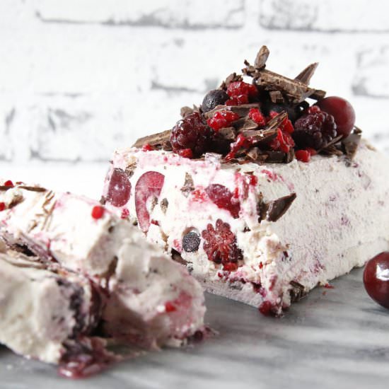Christmas Semifreddo - Recipe photo by A Conscious Collection
