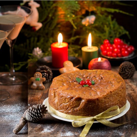Christmas Rich Rum Fruit Cake - Recipe photo by currytrail