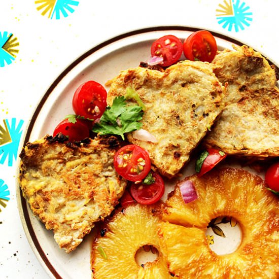 Pico Pineapple Potato Pancakes - Recipe photo by beetsandberries