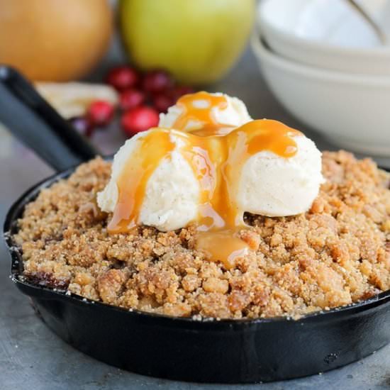Pear Cranberry Ginger Crisp - Recipe photo by bakerita