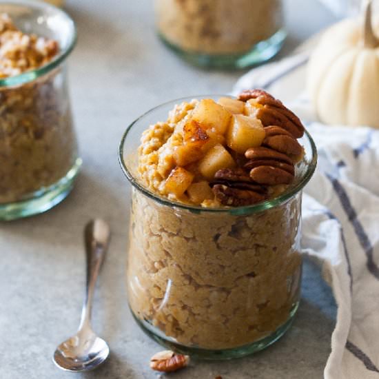 Crockpot Pumpkin Spice Oatmeal - Recipe photo by My Natural Family