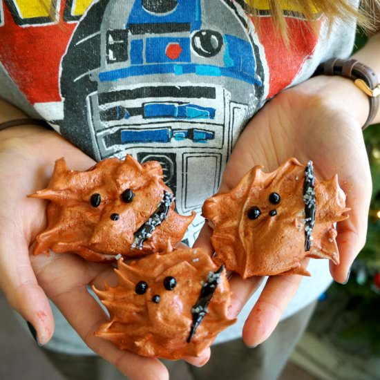Chewbacca Meringues - Recipe photo by bitesizedjourney