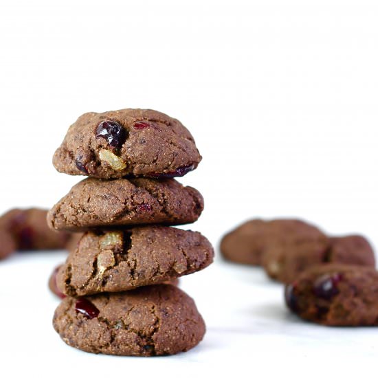 Chocolate Cranberry Ginger Bites - Recipe photo by justjfaye