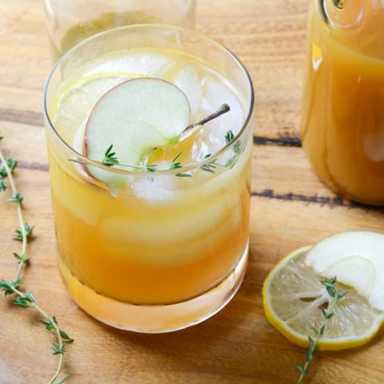 Bourbon Cider Punch - Recipe photo by garlic and zest