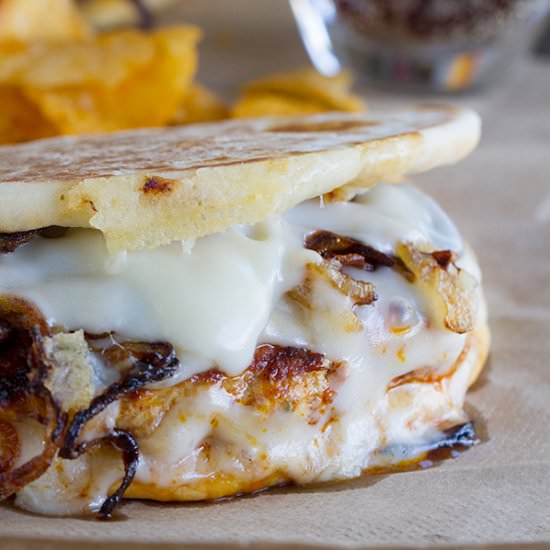 Chicken and Chorizo Patty Melts - Recipe photo by taste and tell