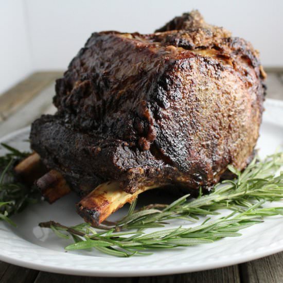 Standing Rib Roast - Recipe photo by HollyatTasteAndSee