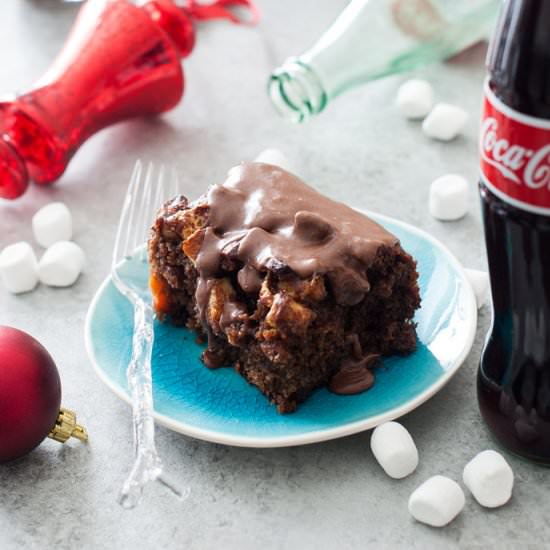 Fruit Cake with Chocolate Glaze - Recipe photo by Handmade Charlotte