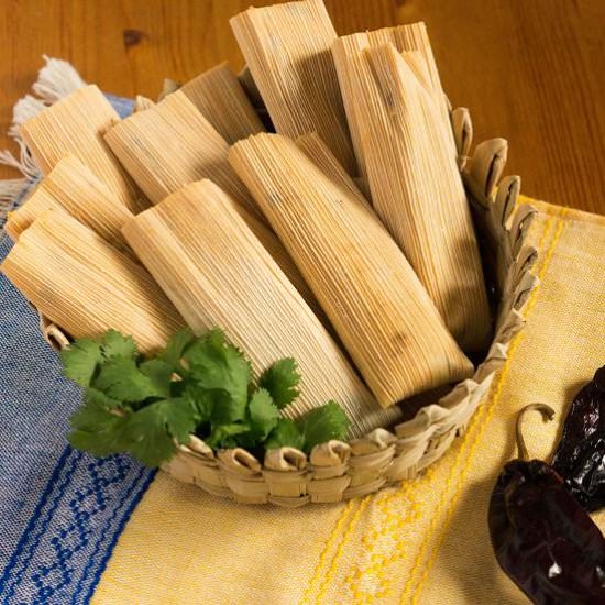 Meatless Christmas Tamales - Recipe photo by boastfulfood