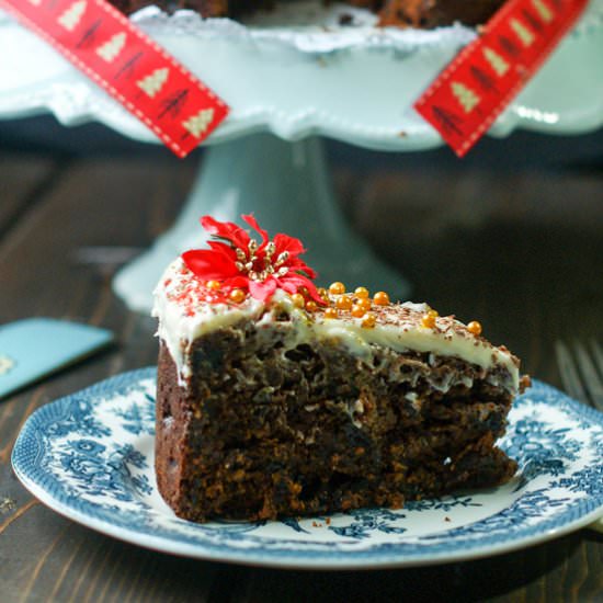 Christmas Chocolate Fruit Cake - Recipe photo by sugarlovespices