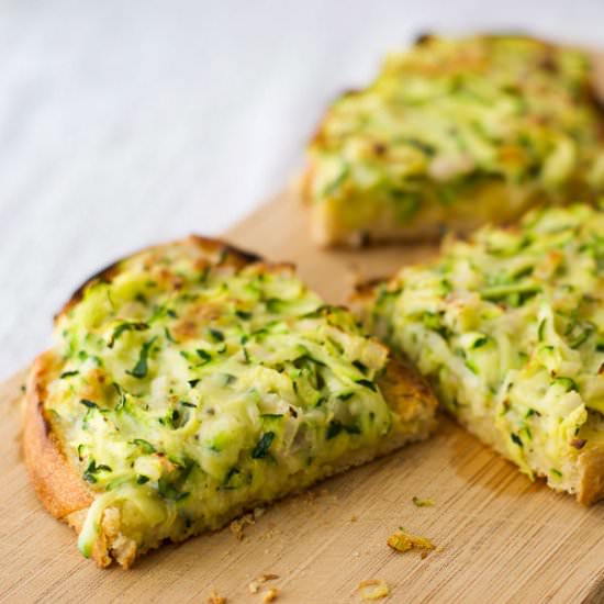Zucchini Cheese on Toast - Recipe photo by estherjane13