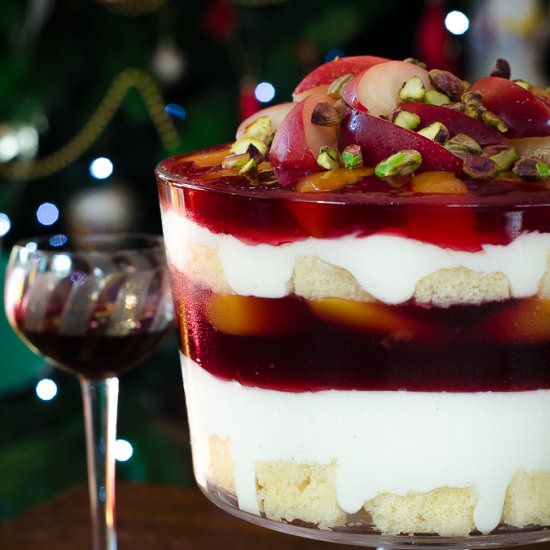 Nectaine trifle - Recipe photo by asweetmuddle