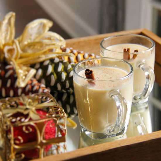 Boourbon Spiked Eggnog - Recipe photo by sumptuousliving