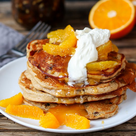 Mincemeat Pancakes - Recipe photo by KitchenSanctuary