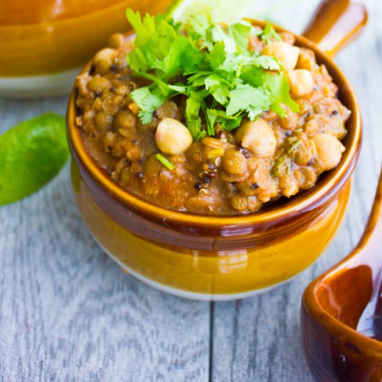 Moroccan Lentil Bean Soup - Recipe photo by two.purple.figs