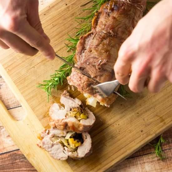 Stuffed Pork Tenderloin - Recipe photo by forageddish