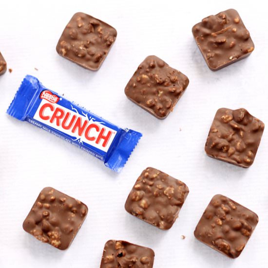 Homemade Nestle Crunch - Recipe photo by FoodFanatical