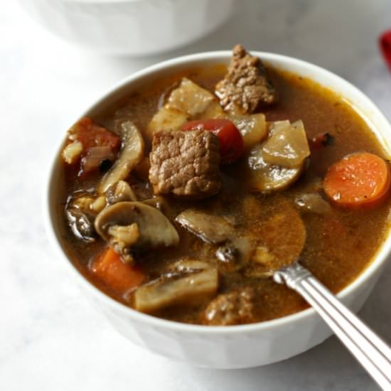 Best Beef Barley Soup - Recipe photo by MyLifeCookbook