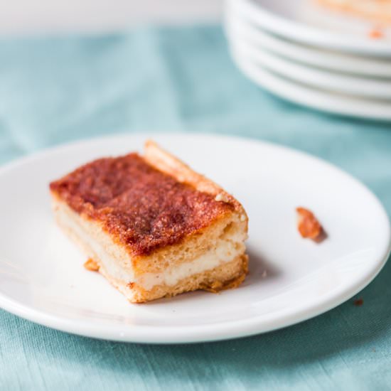 Sopapilla Cheesecake Bars - Recipe photo by thebrewerandthebaker