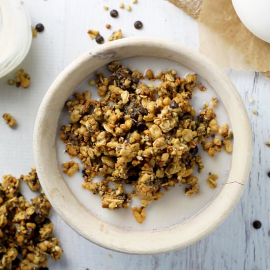 Raw Buckwheat Granola - Recipe photo by spinach4breakfast