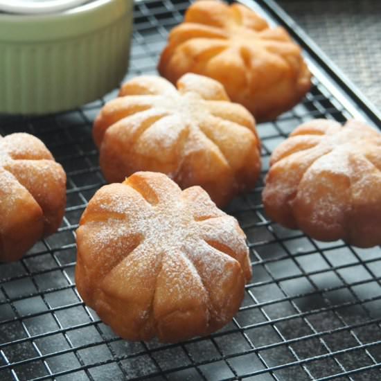 Flower Doughnuts - Recipe photo by throughthekitchendoor