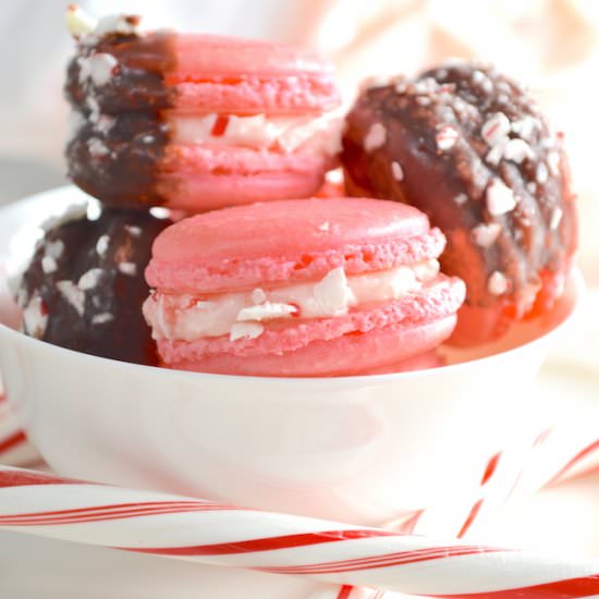 Peppermint Macarons - Recipe photo by goodmorningcali