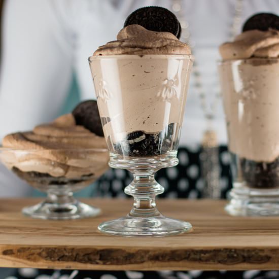 Nutella Oreo Mousse Cups - Recipe photo by xoxoBella