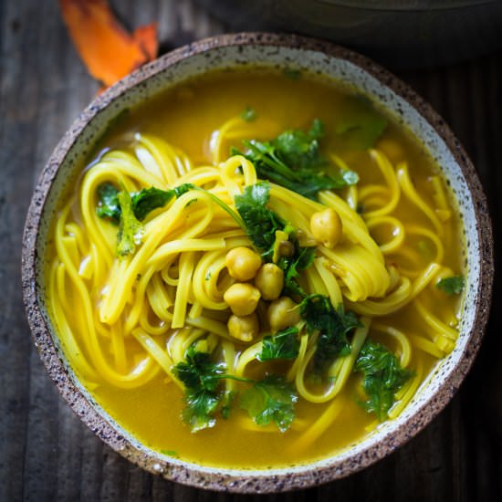 Turmeric Broth Detox Soup - Recipe photo by Feasting at Home
