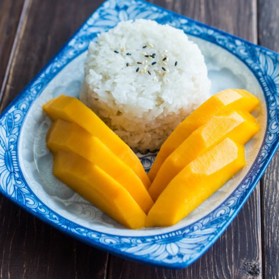Thai Mango and Sticky Rice - Recipe photo by wokandskillet