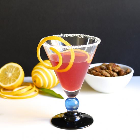 Meyer Lemon Mezcal Cocktail - Recipe photo by the good eats co