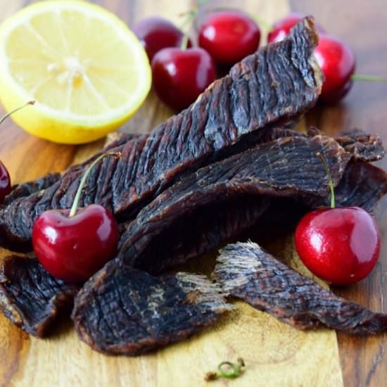 Sweet Cherry Beef Jerky - Recipe photo by Jerkyholic