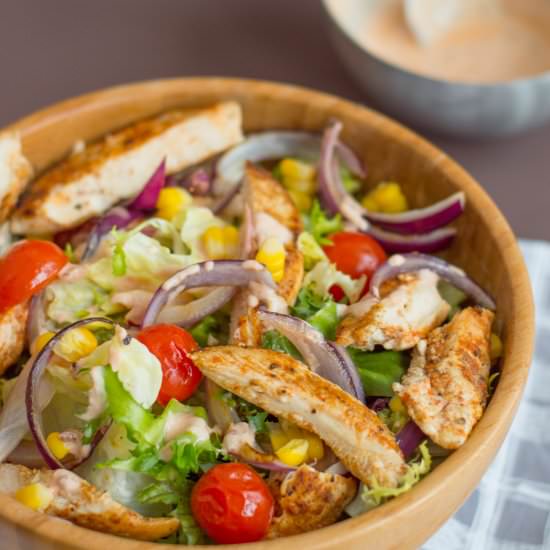 Cajun Chicken Salad - Recipe photo by foodandfitnessalways