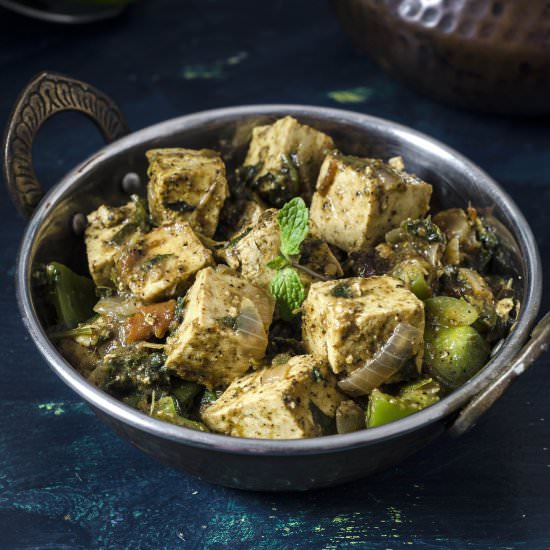 Chettinad Style Pepper Tofu Masala - Recipe photo by TheUrbanSpice