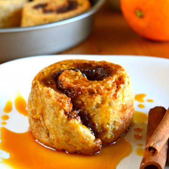 Whole Grain Cinnamon Rolls - Recipe photo by nourishwild