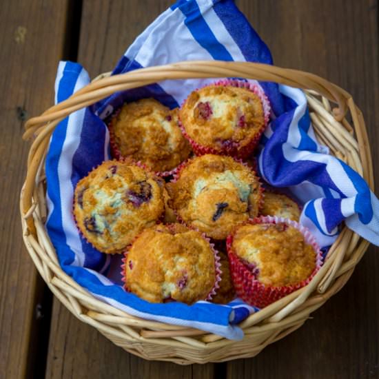 Berry Muffins - Recipe photo by 113gramsofbutter