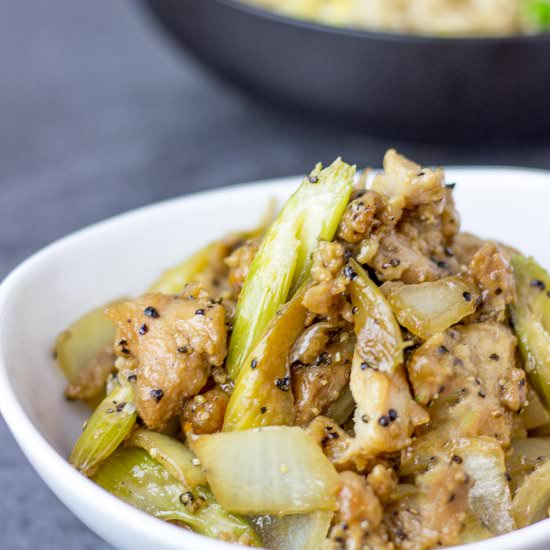Panda Express Black Pepper Chicken - Recipe photo by dinnerthendessert