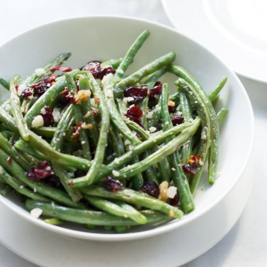 Roasted Parmesan Green Beans - Recipe photo by PrimaveraKitchen