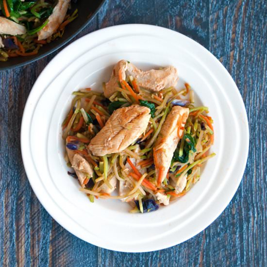 Sweet Sriracha Chicken Stir Fry - Recipe photo by RandaDerkson