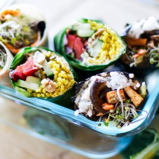 GF New Year's Wraps - Recipe photo by Poppies and Papayas