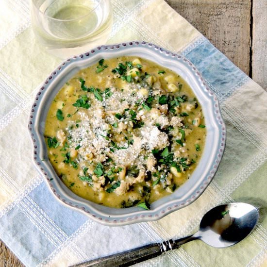 White Chicken Chili - Recipe photo by BobbisKozyKitchen