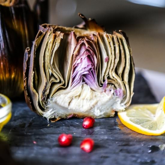 Simple Roasted Artichoke - Recipe photo by maren@eatingworks