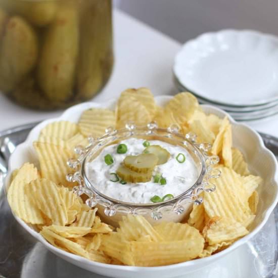 Dill Pickle Dip Recipe - Recipe photo by aforkstale