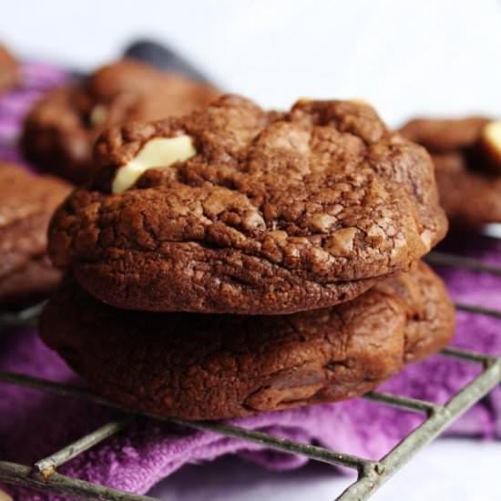 Chocolate Peanut Butter Cookies - Recipe photo by chloekincaid