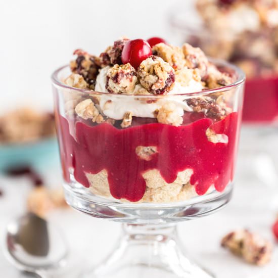 Cranberry Curd Parfait - Recipe photo by cookwithmanali