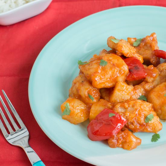 Sweet & Sour Crispy Chicken - Recipe photo by foodandfitnessalways