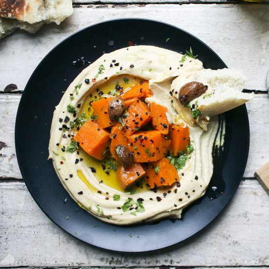 Homemade Hummus with Sweet Potato - Recipe photo by iwillnoteatoysters