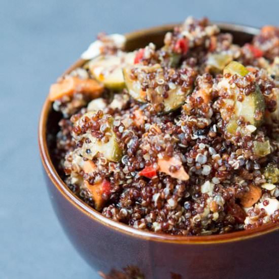 Vegetarian Sun Dried Tomato Quinoa - Recipe photo by sweetbasil